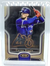 2020 Topps Tier One Cavan Biggio Break Out Bronze Ink Auto /25 Toronto BOA-CBI