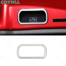 For Toyota CHR C-HR 2018-2022 Silver Steel Tailgate Rear Door Switch Cover Trim