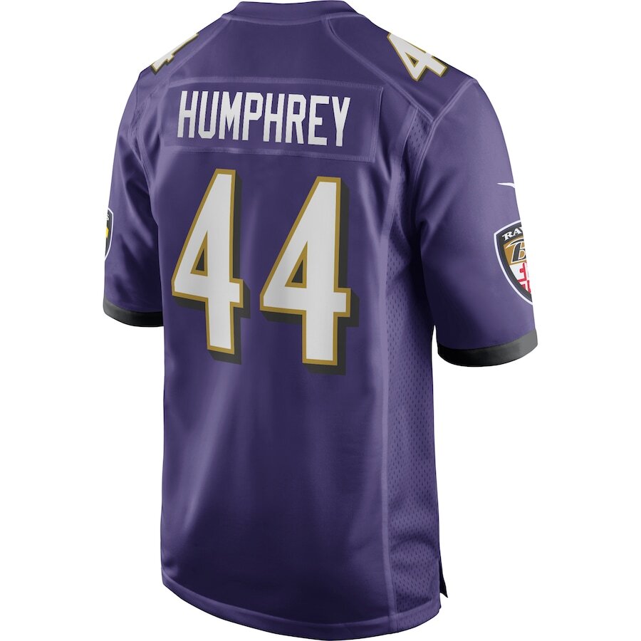 Baltimore Ravens Marlon Humphrey #44 Nike Men's Purple Official