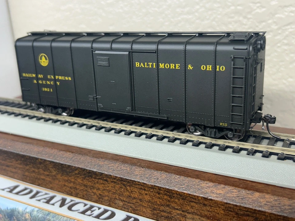 BALTIMORE & OHIO M-53 " B&O " WAGONTOP BLACK BOXCAR HO SCALE PLATINUM Series - Image 3 of 4