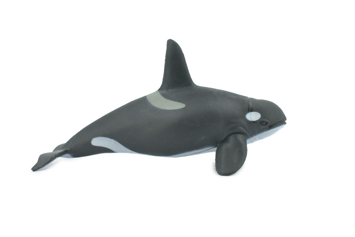 Orca Killer Whale Soft Rubber Toy Animal Realistic Model Orca Killer Whale Soft Rubber Toy Animal Realistic Model