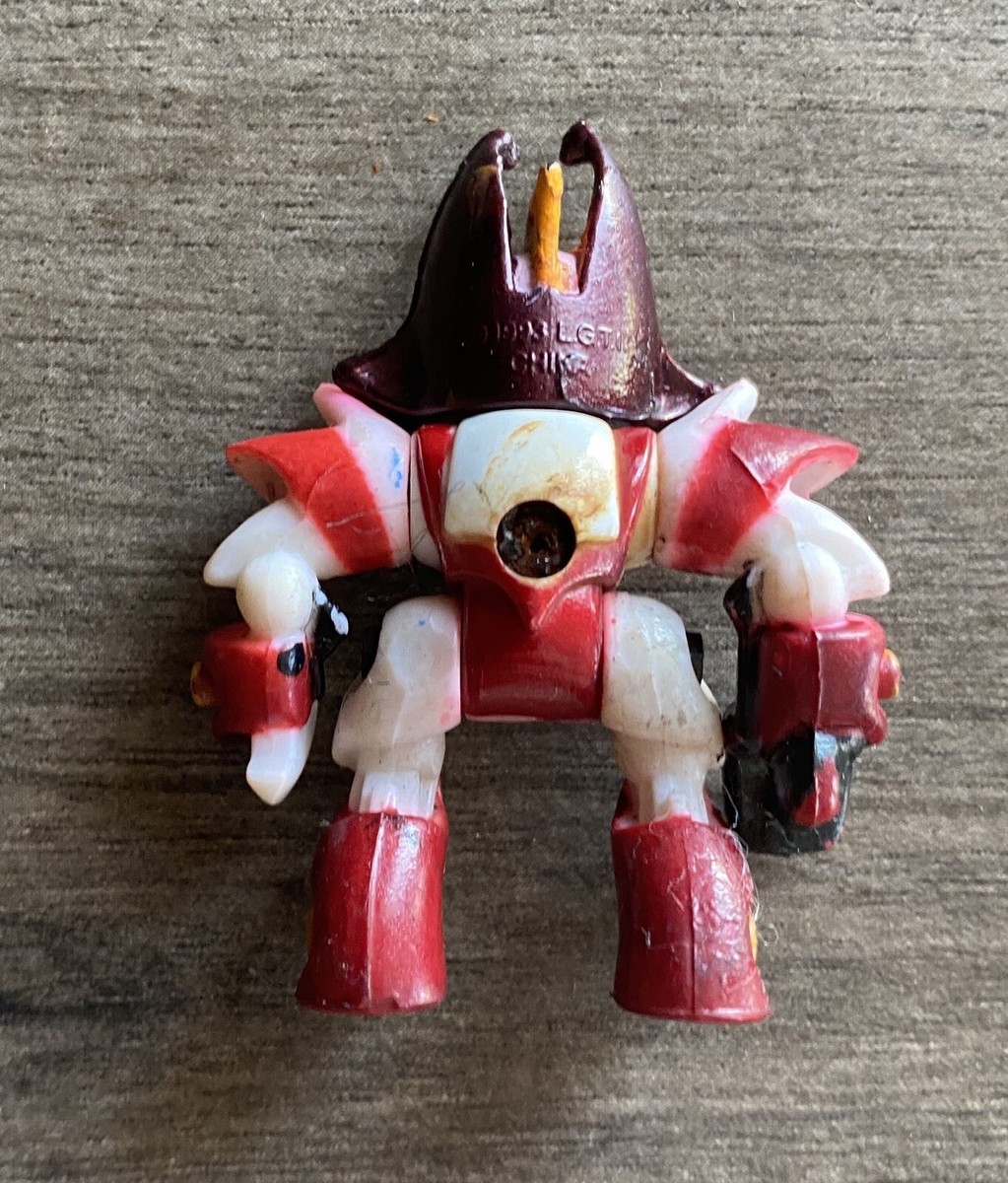 Vintage Z Bots Figures Emporon Praxus & Protok 1993 Zbots Micro
