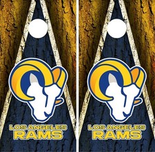 Los Angeles Rams Cornhole Board Vinyl Wrap - Decal Sticker