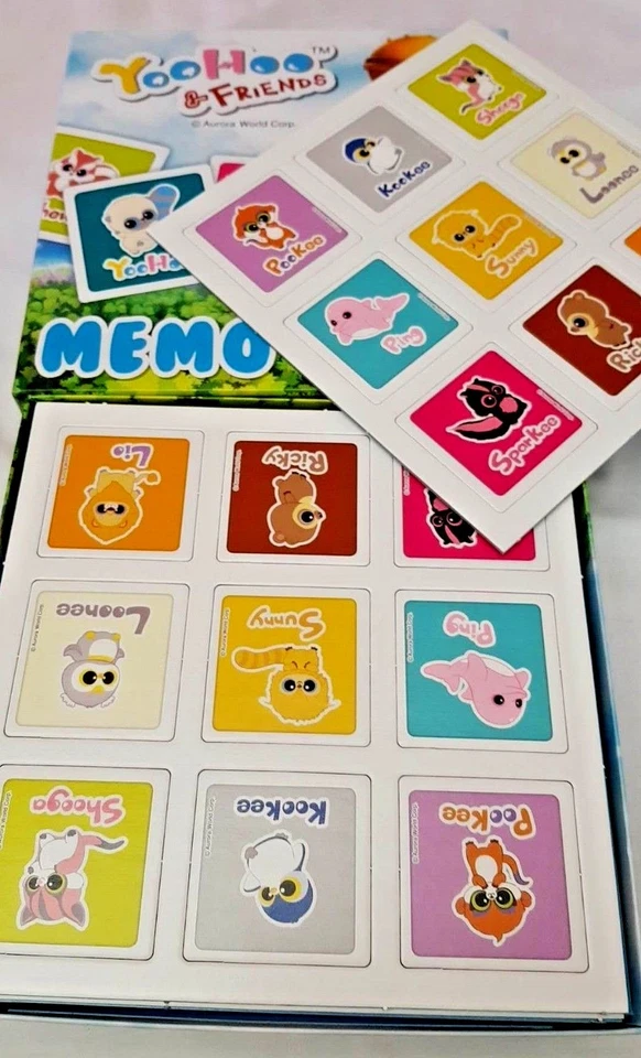 YooHoo e Friends MEMO (tipo Memory) 54 Tessere  - Giochi Noris - Immagine 3 di 3