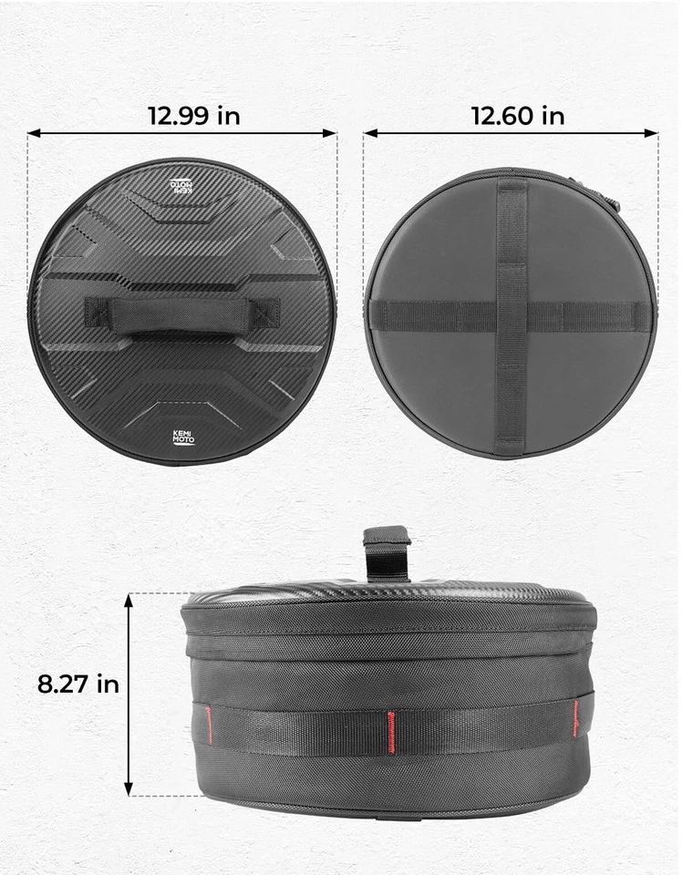 Bolsa de almacenamiento de neumáticos de repuesto UTV para Can Am X3 MAX Polaris RZR XP 1000 Yamaha YXZ1000R Foto 4 de 4