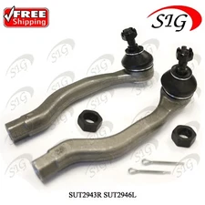 Left & Right Outer Tie Rod Ends for Acura Integra 1990-1993 2Pc