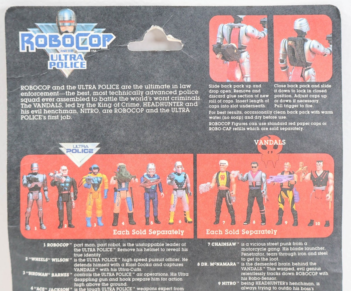 Robocop and The Ultra Police Anne Lewis 1988 Kenner Toys