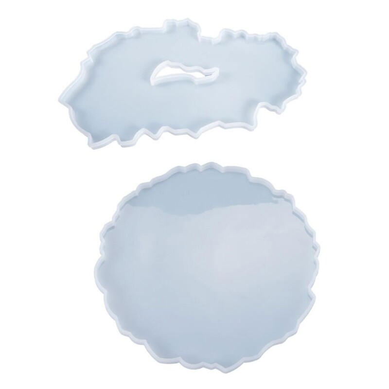 Epoxy Resin Coaster Mold for Fruit Plate Serving Tray