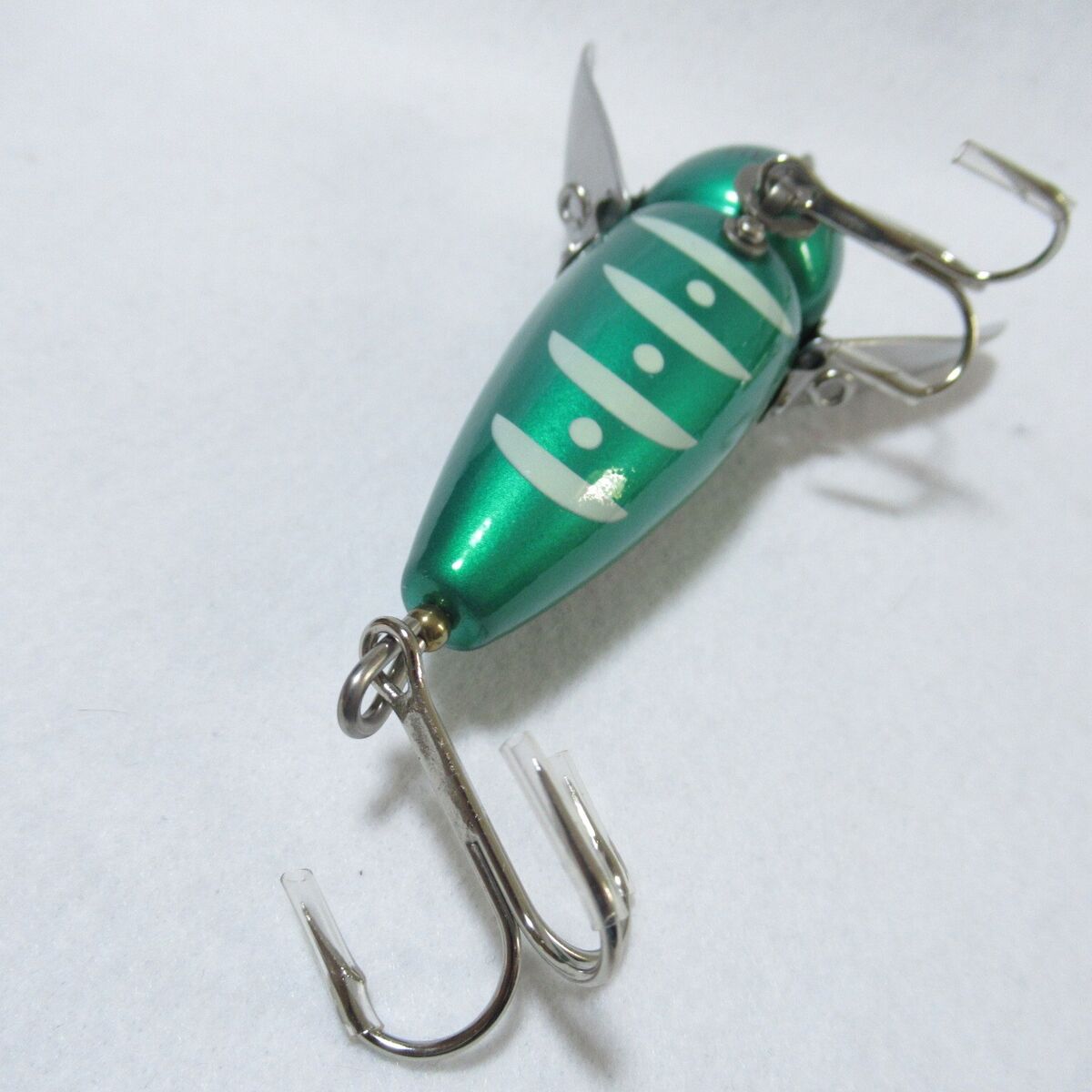 HEDDON 2150 WOODEN MUSKY CRAZY CRAWLER Fishing Lure #GW (NIB HEDDON 2150 WOODEN MUSKY CRAZY CRAWLER Fishing Lure #GW (NIB