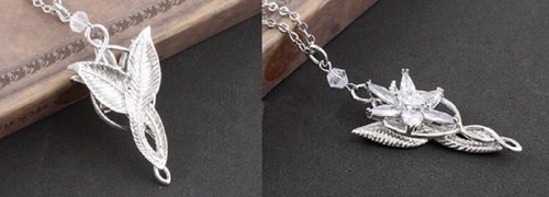 ARWEN EVENSTAR THE LORD RINGS HALSKETTE ANHÄNGER SILBER DER HERR DER RINGE - Bild 5 von 6