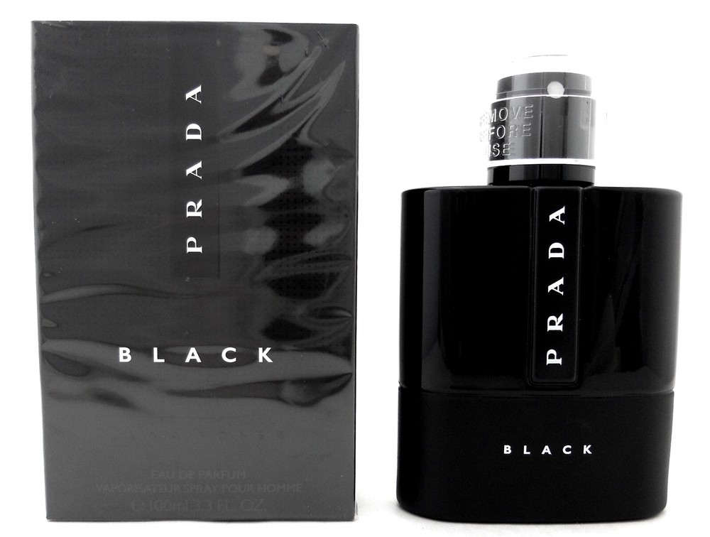 Prada Luna Rossa Black 3.3 oz/100 ml Eau de Parfum Spray for Men New Sealed Box