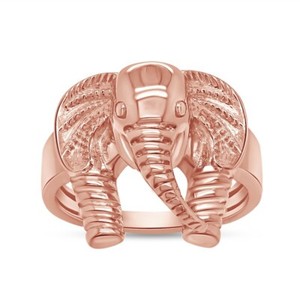 Authentic The Guardian Of Strength And Prosperity Elephant Head Sterling Silver Ring