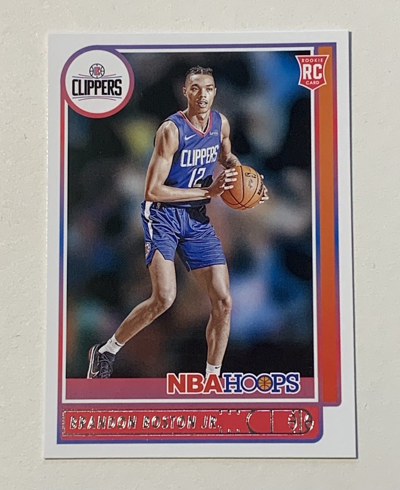 2021-22 Panini NBA Hoops Brandon Boston Jr. RC #233 Los Angeles Clippers