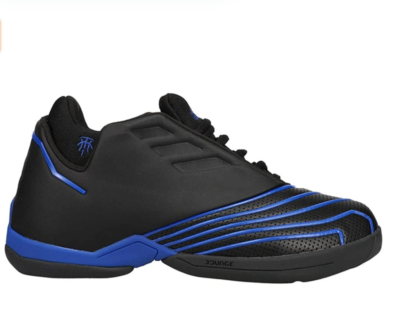 NIB Adidas T-Mac 2 Restomod Black Blue Basketball Sneakers - Men’s Size 7.5 NWB Adidas Mens Size 7.5 TMAC 2 Restomod Black Blue  main image 2