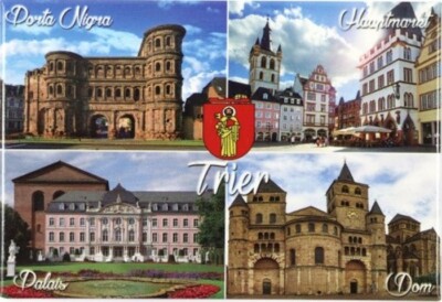 Trier Foto Magnet Germany Porta Nigra Palais Dom Markt