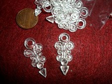 Vintage Clear Plastic Toppers for styrofoam Xmas Bulbs