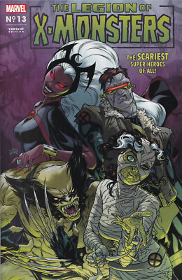 X-MEN #13 (DAUTERMAN LEGION OF X-MONSTERS HORROR VARIANT)(2020) COMIC ~  Marvel | eBay