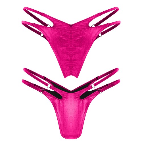 DE Sexy Damen Low Rise Micro Tanga/G-String Mini Höschen/Slips Unterwäsche Tanga - Bild 24 von 45