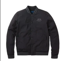 Indian Motorcycle Men's Casual Bomber Jacket Black Item 2862740