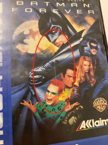 Batman Forever Complete Manual - Sega Megadrive - Used (Box Broken) - Picture 2 of 10