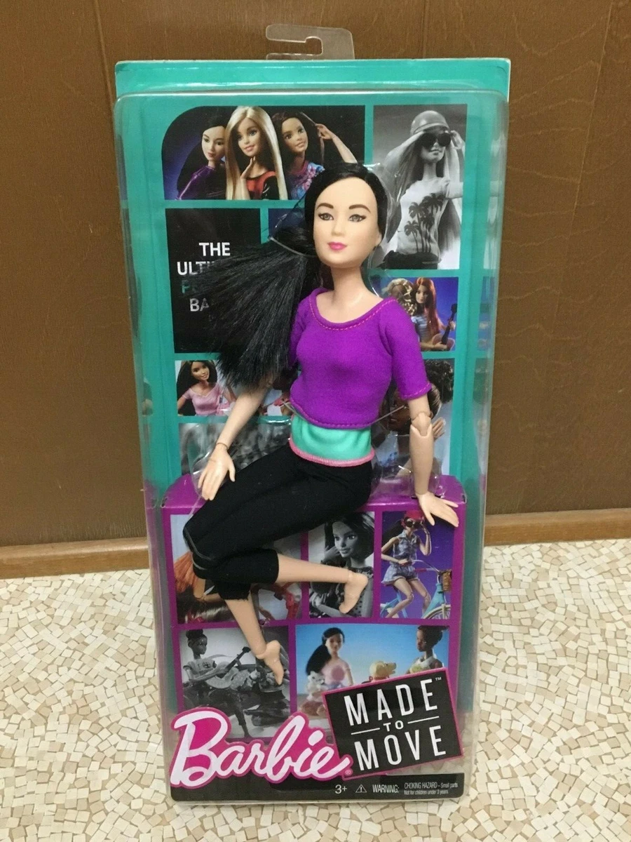 Barbie Made to Move Lea Ultimate Posable Articulated Fashionista Asian Yoga  Doll