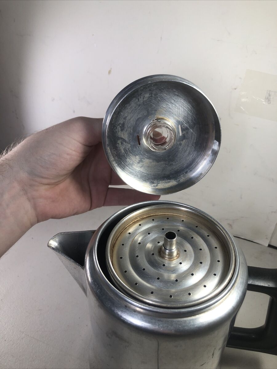 Vintage Coffee Percolator 7 Cup Kitchen Pride by Mirro #497 Vintage Coffee Percolator 7 Cup Kitchen Pride by Mirro #497