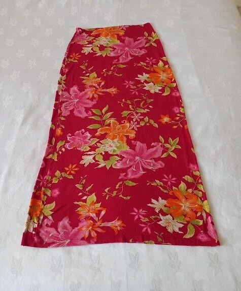 Maxi gonna floreale vintage anni 80 KENZO JUNGLE taglia L circa 10 12 14 Regno Unito
