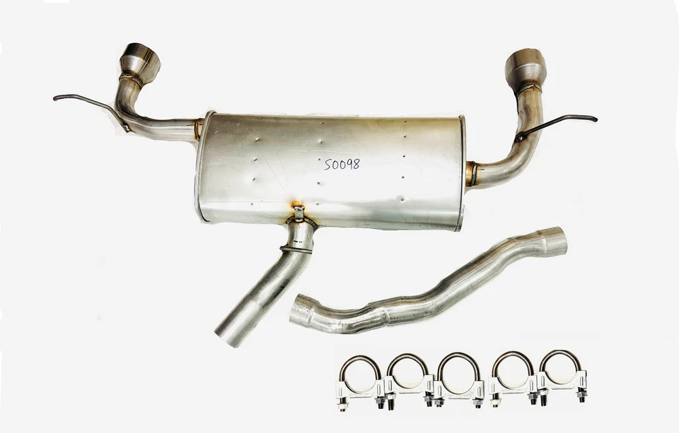 Se adapta a: Ford Edge 2012-2014 2,0 L Turbo y Ford Edge 2011-2014 silenciador de 3,5 L con tubo Foto 3 de 3