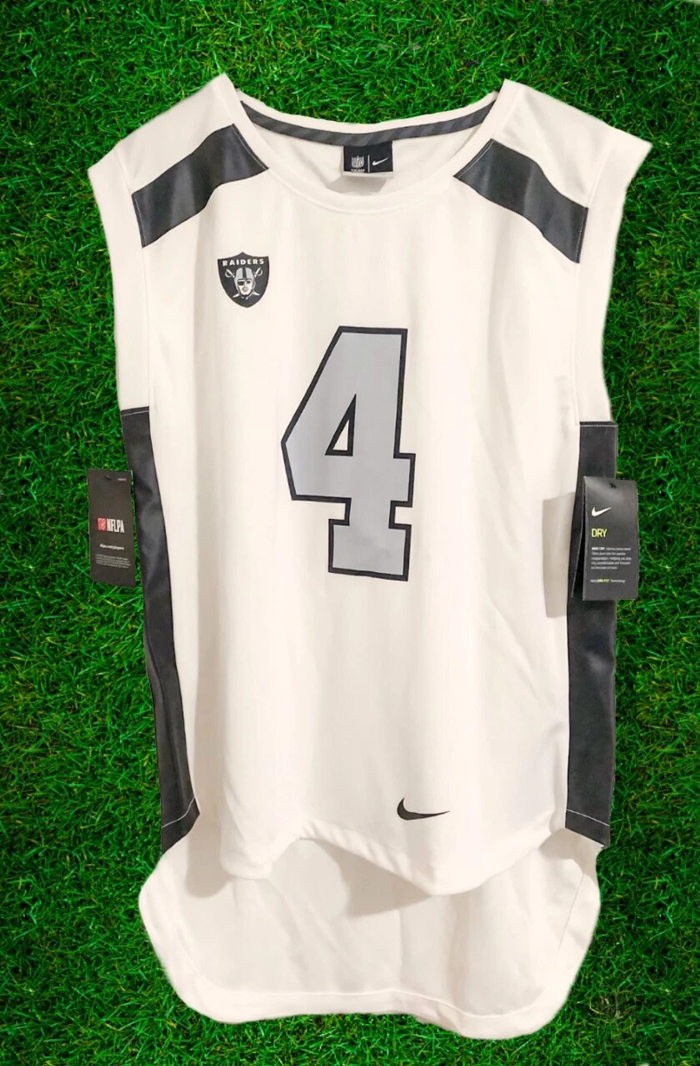 Nike Derek Carr women’s dry fit Raiders football tank jersey Size Medium #4  NFL