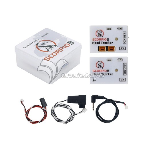 2.4G FPV Head Tracker Module Head Tracking Module TX RX with Battery for Drone