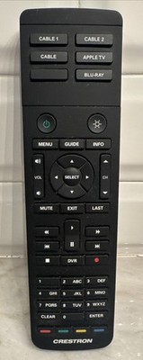 Crestron HR-150-B Black Handheld Remote Control Works Battery Cover Broken