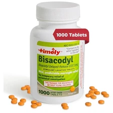 Timely Laxative Bisacodyl 5mg Tablets - Stimulant Laxatives for Constipation ...