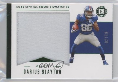 2019 Encased Substantial Rookie Swatches Emerald 2/10 Darius Slayton RC 8tj
