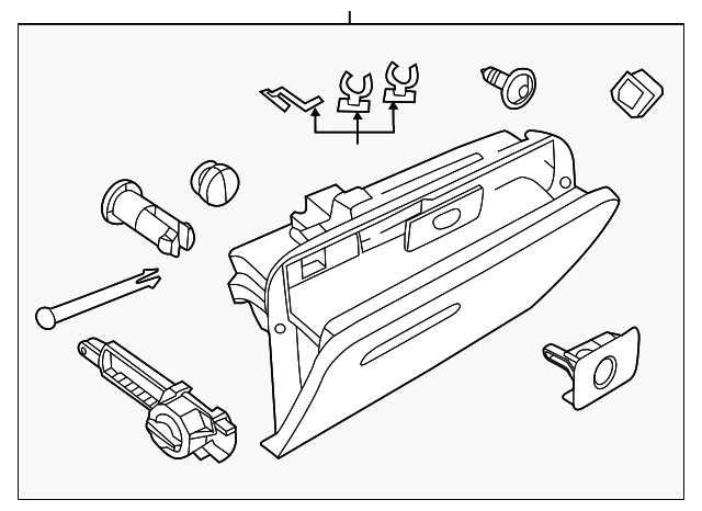 Genuine Volkswagen 2016-2019 Beetle Glove Box 5C1-857-097-G-82V