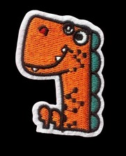 Cartoon Animal iron on patch 2 1/2 x 1 3/4 inch