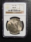 Beautiful 1923 Peace Silver Dollar NGC Graded MS 64