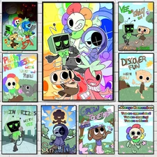 1PC Game D-Dandys W-World Poster Waterproof Wall Art High Quality Print Movie Po