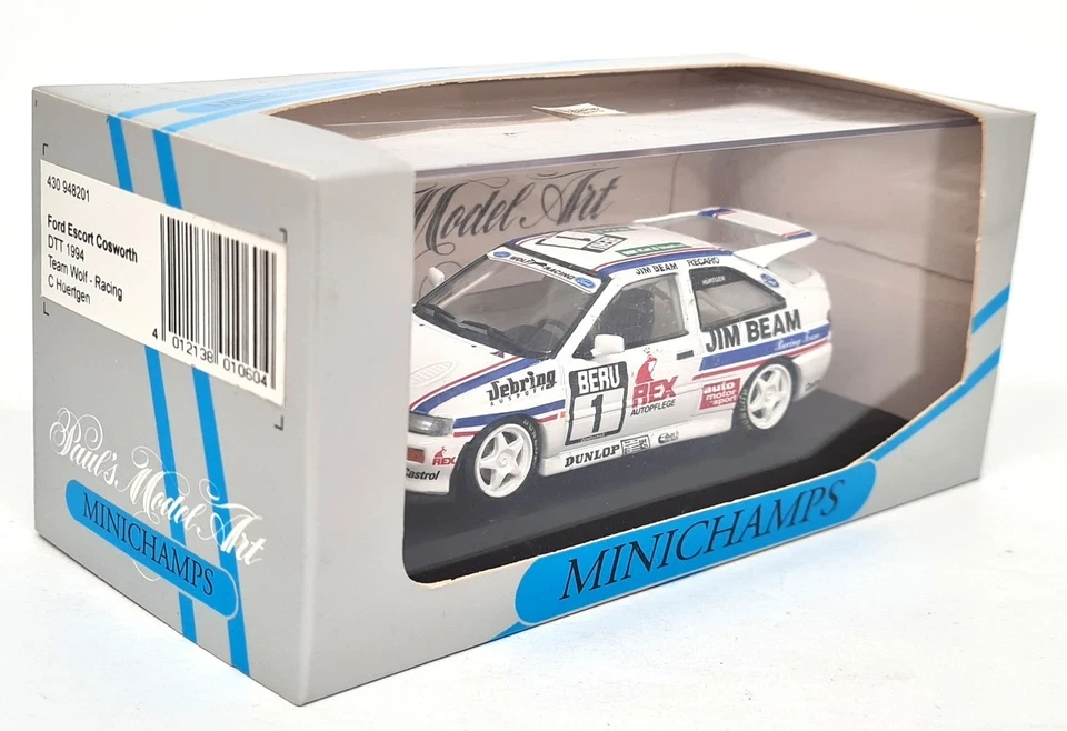 Minichamps 1/43 Ford Escort RS Cosworth DTT 1994 C, coche modelo fundido a presión Huertgen Foto 2 de 4