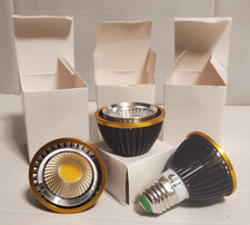 LED COB PAR20 Bulbs, E27 Base, 15W, 110-120V, White, Dimmable Spotlights, 3 Pack