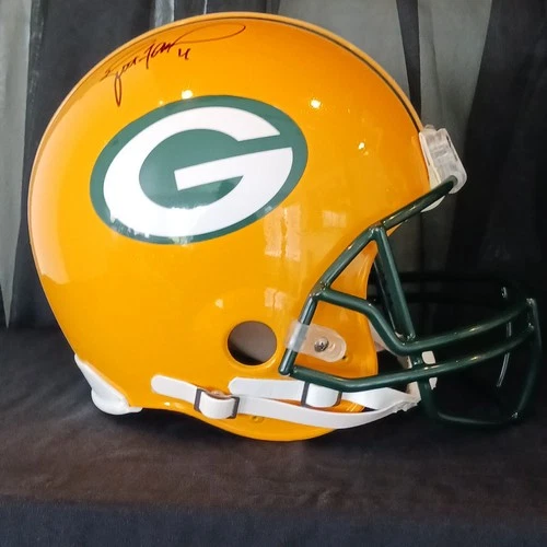 Brett Favre Signed Green Bay Packers Helmet Official Autograph Authentication