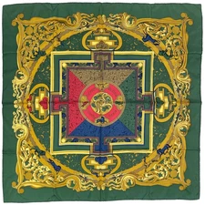 Hermes Carre 90 Animaux Solaires Ladies Used