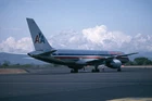 Original 35mm colour slide of American Airlines Boeing 757-223 N652AA at SJC