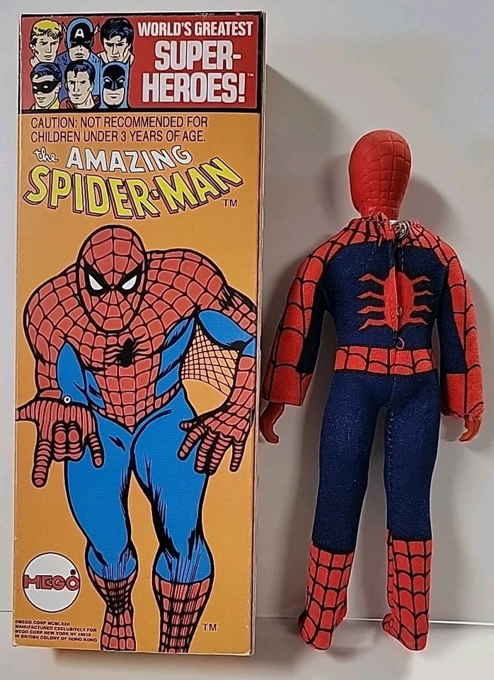 1974 MEGO SPIDER-MAN 8" ACTION FIGURE HONG KONG - Image 2 of 3