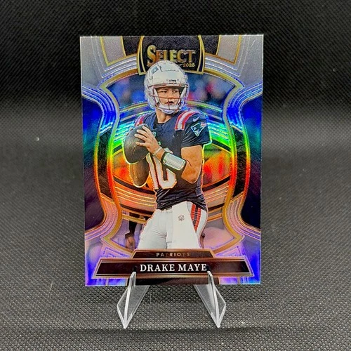 2025 Panini Select - Concourse Drake Maye #80 Silver Prizm Patriots QB