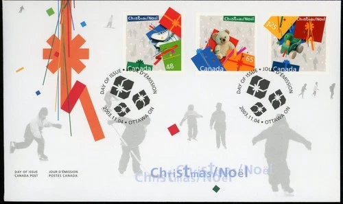CANADA 2003 CHRISTMAS GIFTS #2004-06 FIRST DAY COVER !! M22