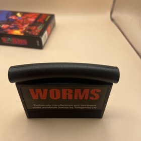 Atari Jaguar Worms cartridge Cib