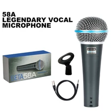 Beta 58A Supercardioid Dynamic Vocal Microphone US