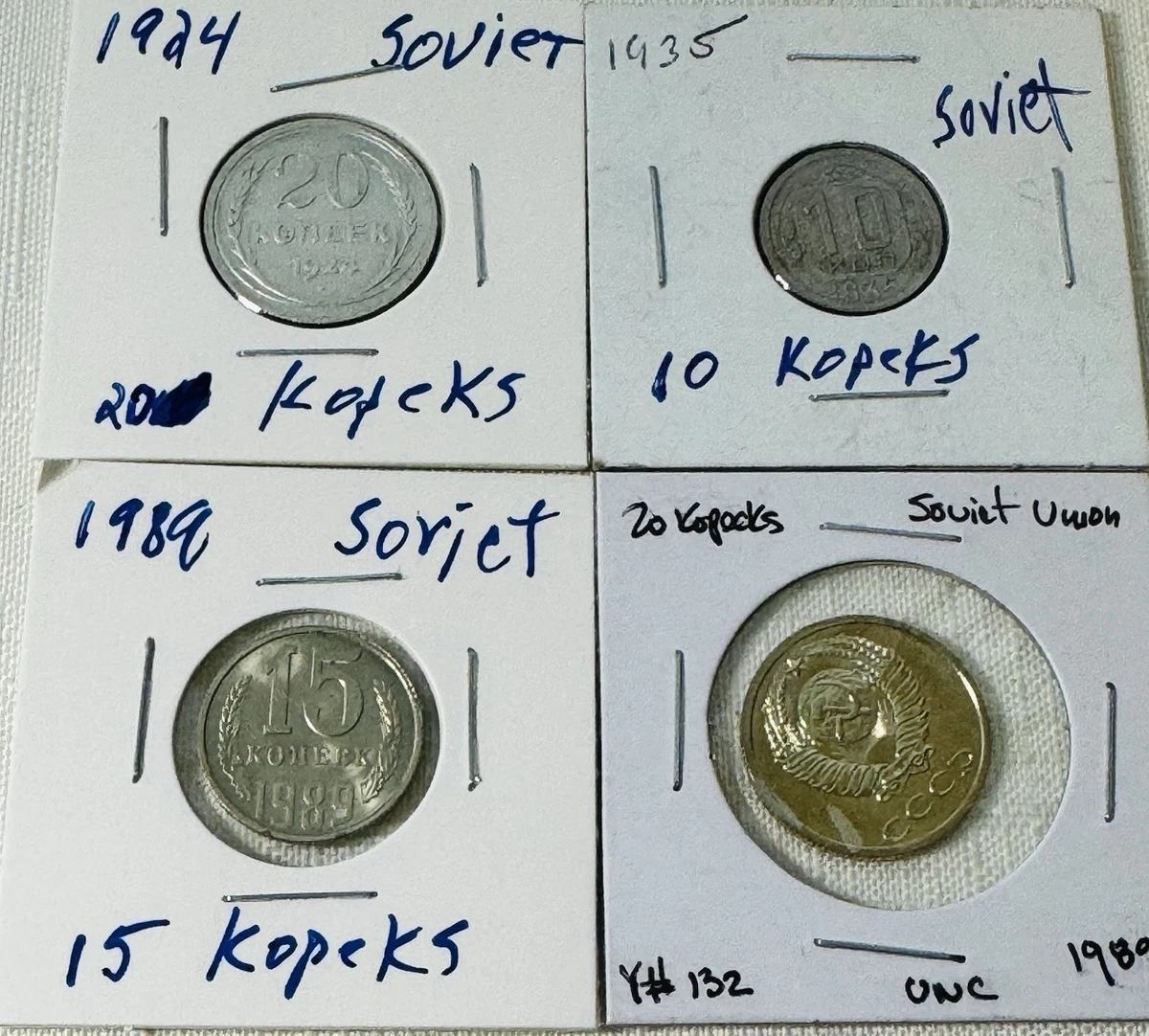 Circulated Silver 1924 Year Russian Coins for sale | eBay