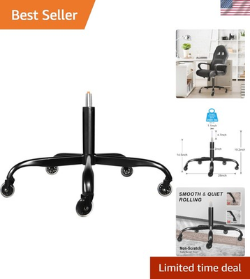 #ad Black 28 Inch Metal Office Chair Base for Gaming amp; Executive Chairs Heavy Duty $112.04