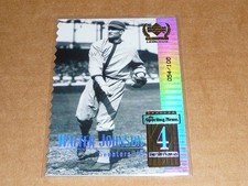 1999 Upper Deck CENTURY LEGENDS DIE CUT COLLECTION WALTER JOHNSON 54/100 B1404
